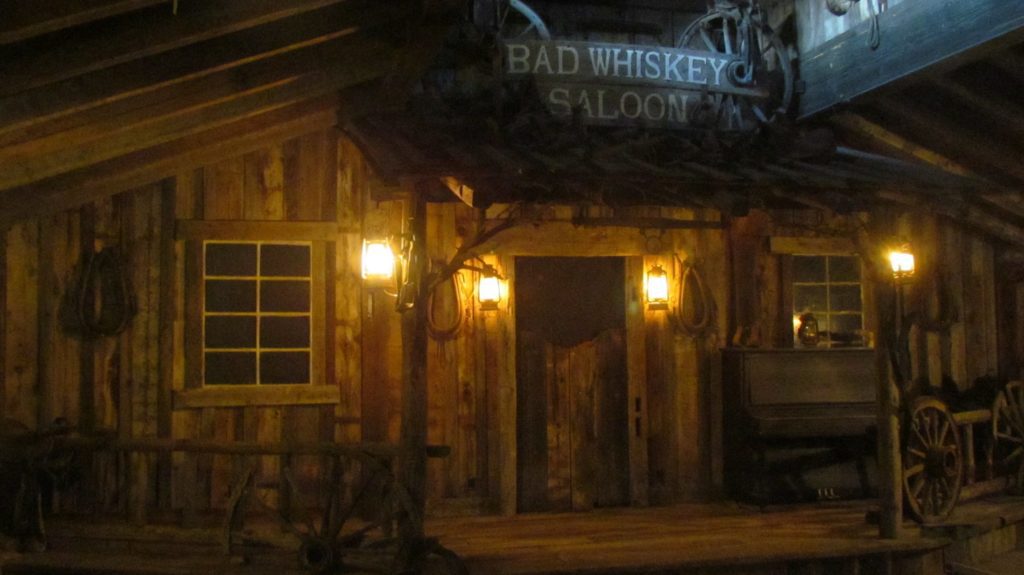 The Bucking Horse Pavilion Special Events Venue features a whole Old West Town including The Bad Whiskey Saloon